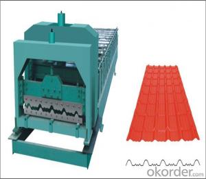 Steel Tile Roll Forming Machine with CE&ISO System 1