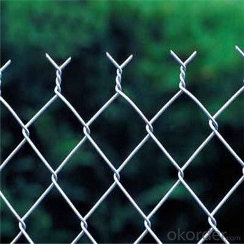 Chain Link Fence Galvanized Wire Mesh PVC High Quality Low Carbon Steel Wire System 1