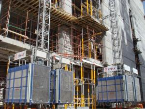 Building Construction Elevator with Max Hoisting Load 4t SC200/200 System 1