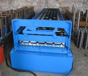 Roof Color Steel Tile Roll Forming Machine with PLC Control