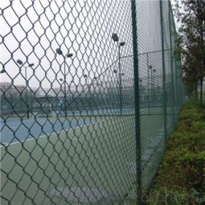 Chain Link Fence Galvanized or PVC Coated Fence Green Black System 1