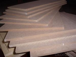 Raw and Plain MDF Fiber Boards in Thickness of 16mm