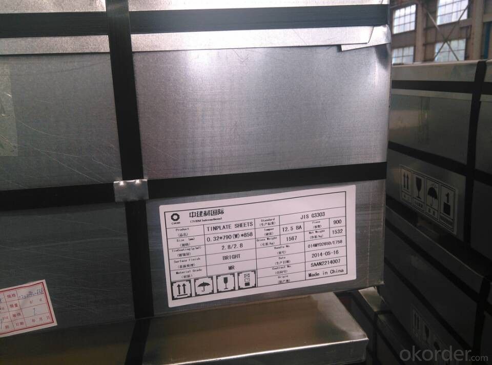 SPCC/MR Material Tinplate for Chemical Usage