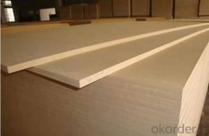 Plain Poplar Wood MDF in Light Color Poplar Medium Density Fiber Board