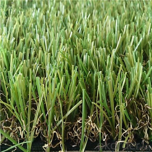 Customized Landscaping Artificial Grass , Outdoor Synthetic Turf 3/8 inch gauge