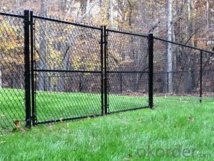 Fit  With Gate  Together Chain Link Mesh  Fence System 1