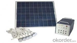 Sunpower Solar Module with LED Lighting and Mobile Phone Charger System 1