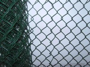 Vinyl Coated Roll  Chain  Link Wire Mesh Fence System 1