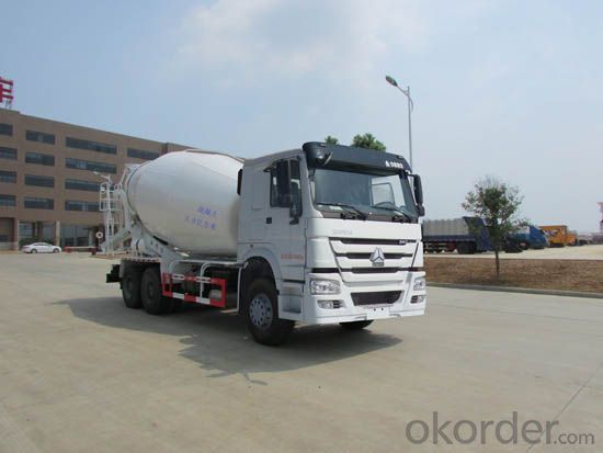 Concrete Mixing Truck 6*4 Drive Type Cement System 1