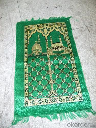 Hot Sale Muslim Prayer Rug Mat Cheap and Portable with Compass for Traveling System 1