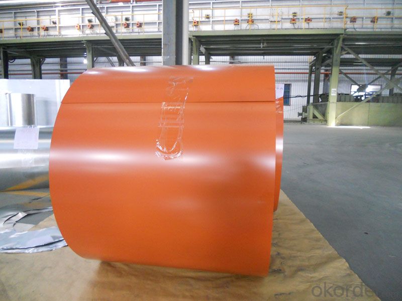 MODEIFED SILICON PREPAINTED ALUZINC STEEL COIL FOR  PRODUCTION ROOM
