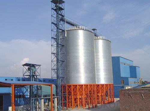 Steel Grain Silo, Grain Bin Food Millet Storage Silo for Sale System 1