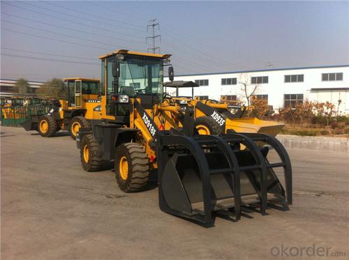 XD922G 1.8T Grass Sugarcane Grapple Wheel Loader System 1