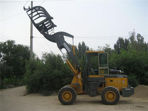 XD926G 2.0T Grass Sugarcane Grapple Wheel Loader System 1