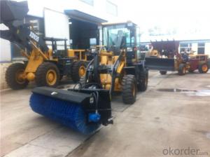 XD920G Wheel Loader with Sweeper Attachment System 1
