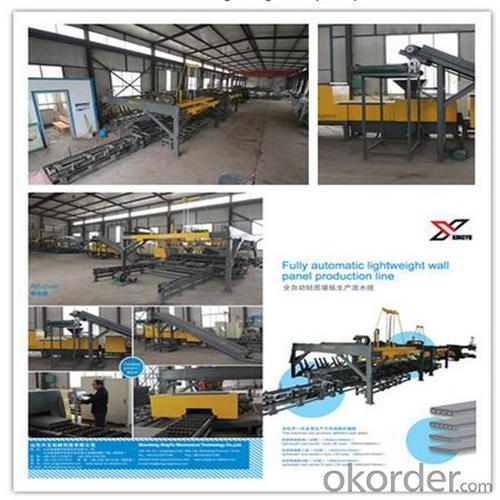 Prefab Concrete Hollow Core Panels Production Line System 1