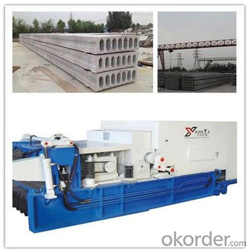 Prefab Concrete Hollow Core Slab Making Machine System 1