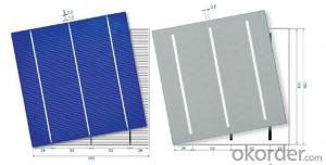 Grade A 156x156mm Poly Stable Quality Solar Cell