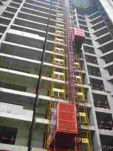 Double-pillar Heavy-duty Construction Hoist /Material Hoist /Industrial Hoist /Lift /Elevator System 1