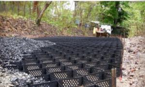 HDPE Geocell Steel Reforced  Smooth Geocell Grass Paver System 1