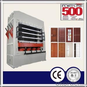 HDF Veneer Mould Door Skin Hot Press Machine System 1