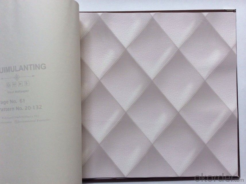 PVC Wallpaper Vinyl Covered Border Designs from China Wallpaper Manufacturer