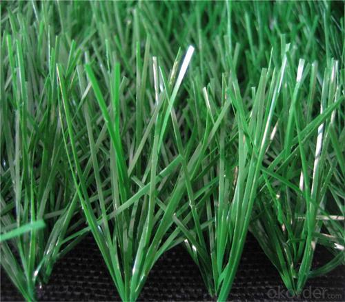 Monofilament Curly Non-infilling Artificial Soccer Grass Turf System 1