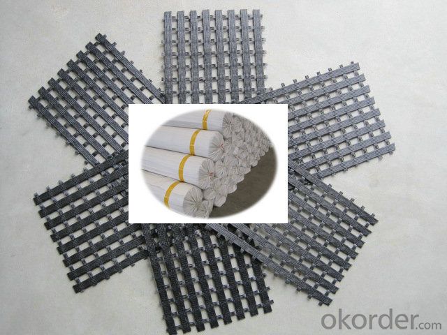 Unbiaxial Uniaxial Triaxial Platic Geogrid with Bitumen Coated Black System 1