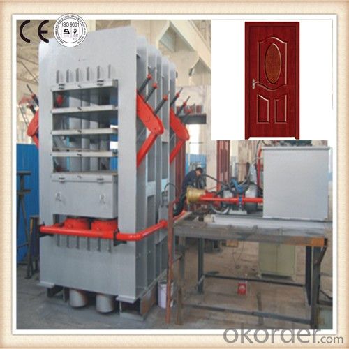 Wood Door Hot Press Machine / Wood Panel Door Hot Press / Woodworking Skin Press for Door System 1