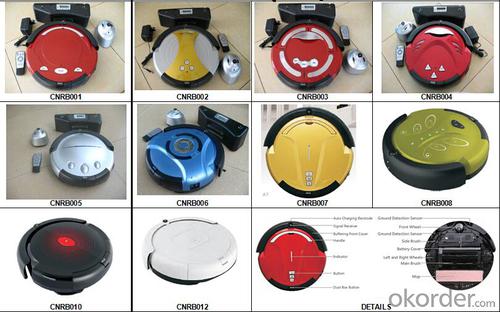 Cyclonic Robot Vacuum Cleaner with Self Charging/Remote Control/Schedule Time Setting Fuction System 1