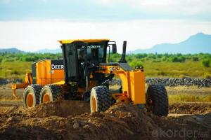 Motor Grader Py220c  with Front Blade and Rear Ripper