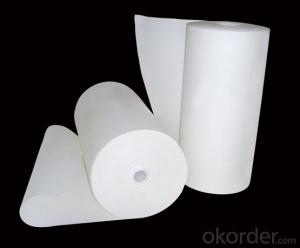 Ceramic fiber paper for heating insulation