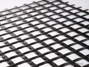 Bitumen Coated Fiberglass Geogrid with CE certificate for Road construction