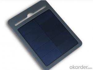 Power Bank Solar Charger 5000mAh with Rotated Torch System 1