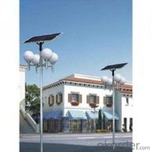 Solar panel LED street light alloy lamp body material easy installation