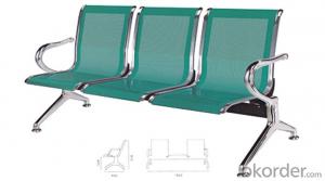 Waiting Chair 3 Seat for Airport Model CMAX-302 System 1