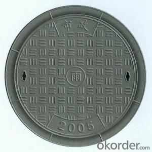 Ductile Iron Manhole Covers EN124 Round for Sale System 1