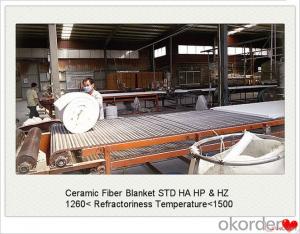 25x100x8000mm Ceramic Fiber Blanket for Steel Furnaces Made In China System 1