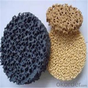Ceramic Foam Filter Alumina  for Steel& Foundry Industry