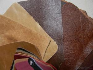 Artificial Flocked Leather with Star Pattern