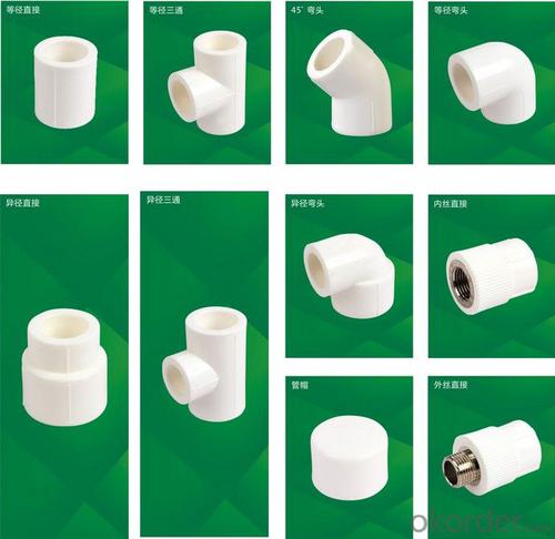 3/4 Plastic Water Pipe Fittings - PPR All Plastic Fittings Pipe Plastic Material Elbow 45° L20-110 System 1