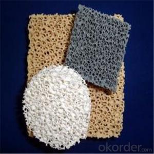 Silicon Carbide Ceramic Foam Filter  with Good Quality in 2015 System 1