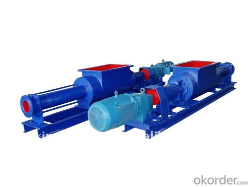 Positive Cavity Screw Pumps for Sewage Sludge and Polymer System 1