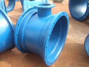 Ductile Iron Pipe Fittings Double Flanged Bend EN598 DN80-DN1400 for Waste Water