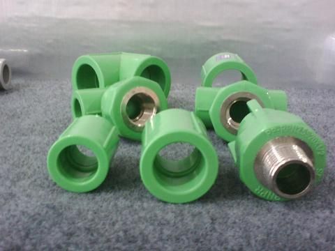 PPR All Plastic Fittings Pipe Plastic Material Long Plug 1/2"