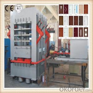 Melamine Door Face Compress Machine Made in China System 1