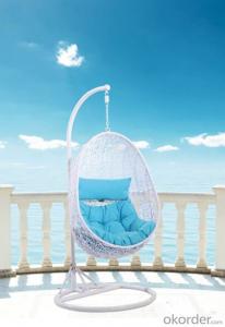 Rattan Hanging Chair and Stand Outdoor Furniture System 1