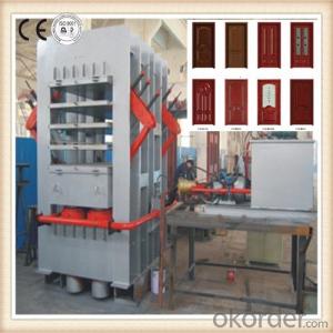 Moulded Wood Door Veneer Hot Press Machine System 1