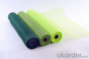 Deco Poly Solid Mesh for Flower Packaging with 23 Colors