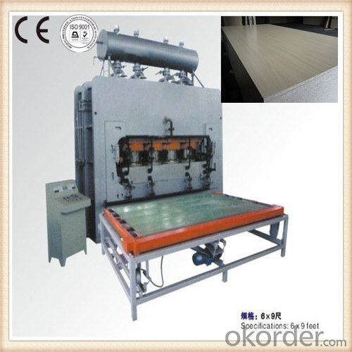 Wood Veneer Vacuum Hot Press Machine Made in China System 1